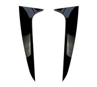 yhyttr Divisores de cubierta de alerón de ventana trasera, Compatible for X4, G02 2019-2022, kit de carrocería ABS negro brillante, kit de ala lateral Tira decorativa del alerón lateral de la ventana