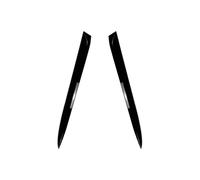 yhyttr Embellecedor de ala de alerón lateral de ventana trasera, Compatible for X6, F16 2015-2019, con apariencia de fibra de carbono, parabrisas trasero negro brillante, labio decorativo Tira decorat