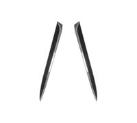 yhyttr Embellecedor de ala de alerón lateral de ventana trasera, Compatible for X6, F16 2015-2019, con apariencia de fibra de carbono, parabrisas trasero negro brillante, labio decorativo Tira decorat