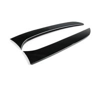 yhyttr Embellecedor de ala de alerón lateral divisor de ventana trasera, Compatible for serie 1, F20 F21 2012-2019, cubierta de puerta trasera negra brillante for maletero, tonos Canard Tira decorativ