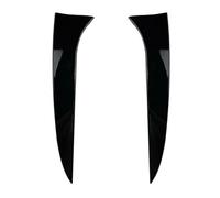 yhyttr Embellecedor de ala lateral del alerón de la ventana trasera, Compatible for, CLS clase X218 2011-2018, freno de tiro ABS, negro brillante Tira decorativa del alerón lateral de la ventana t