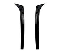 yhyttr Embellecedor de alerón lateral de ventana trasera, Compatible for C, clase W204 Variant Wagon C200 C260 ABS negro brillante Tira decorativa del alerón lateral de la ventana t