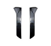 yhyttr Embellecedor de alerón lateral de ventana trasera, Compatible for SEAT, Leon 5F FR MK3 MK3.5 2013-2021, divisor de puerta trasera Tira decorativa del alerón lateral de la ventana t(Carbon Fiber