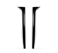 yhyttr Embellecedor de la cubierta del alerón lateral de la ventana trasera, Compatible for Volkswagen, Compatible for Polo, MK5 6R 6C 2011-2017, divisor de parabrisas de cola de maletero negro brilla