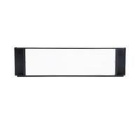 yhyttr Embellecedor de radio estéreo for A3 8L A6 4B, SEAT, Toledo Leon, Fiat, Scudo, 1 DIN, marco de CD, cubierta de radio panel del salpicadero de la radio del coche