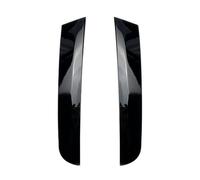 yhyttr Embellecedor del ala del alerón del divisor lateral de la ventana trasera, Compatible for Nissan, Patrol Y62 2010-2018, cubierta del parabrisas del maletero Canard de la puerta trasera negra br