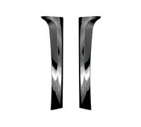 yhyttr Embellecedor divisor de ala lateral del alerón trasero de la ventana trasera de 2 uds, Compatible for Tiguan, MK2 2017 2018, negro brillante Tira decorativa del alerón lateral de la ventana t