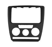 yhyttr Fascia de radio de coche, compatible con Skoda Octavia 2007-2009, 2DIN, DVD, navegación GPS MP5 marco de panel, cubierta panel del salpicadero de la radio del coche