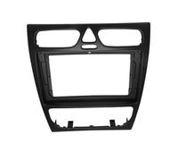 yhyttr Fascia De Radio For Coche, Compatible Con Benz Clase C W203 2002-2004, Marco De DVD Estéreo, Placa De Montaje, Kit panel del salpicadero de la radio del coche