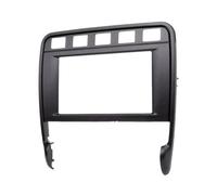 yhyttr Fascia estéreo for coche, compatible con Porsche, 955, 957 (2002-2010), marco de radio DVD panel del salpicadero de la radio del coche