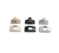 yhyttr Gancho for visera solar, Compatible for VW, Golf 4, GTI, Jetta, A4, Passat B5, B6, Polo 9N, Gol T4, T5, Beetle, Octavia 2, A5, 3B0857563 Clip de soporte para parasol(Black 1 Set)