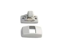 yhyttr Gancho for visera solar, Compatible for VW, Golf 4, GTI, Jetta, A4, Passat B5, B6, Polo 9N, Vento, Gol T4, T5, Beetle, Octavia 2, A5. Clip de soporte para parasol(Grey 1pcs)