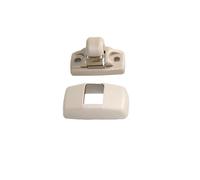 yhyttr Gancho for visera solar, Compatible for VW, Golf 4, GTI, Jetta, A4, Passat B5, B6, Polo 9N, Vento, Gol T4, T5, Beetle, Octavia 2, A5. Clip de soporte para parasol(Beige 1pcs)