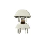 yhyttr Ganchos for visera interior, Compatible for A6 C6 05-13, VW, Passat y Polo (6R0857561 y 6RD857561) Clip de soporte para parasol(1 Set Grey)