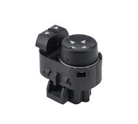 yhyttr Interruptor de ajuste del espejo retrovisor, Compatible for Chevrolet, HHR, Impala, Malibu, Monte Carlo. Interruptor de perilla de ajuste del espejo del vehículo