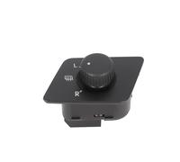 yhyttr Interruptor de control del espejo retrovisor, Compatible for VW, Compatible for Polo Perilla de ajuste Interruptor de perilla de ajuste del espejo del vehículo