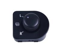 yhyttr Interruptor de perilla de control de temperatura del espejo lateral, Compatible for VW, Passat, Jetta, Golf, Beetle Interruptor de perilla de ajuste del espejo del ve