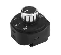 yhyttr Interruptor de perilla de espejo lateral, Compatible for VW, Compatible for Polo 6RD Botón de ajuste de vista trasera Interruptor de perilla de ajuste del espejo del ve