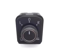 yhyttr Interruptor de perilla de espejo retrovisor, Compatible for Passat B8L Tiguan L Touran L Interruptor de perilla de ajuste del espejo del ve