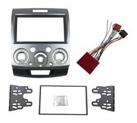 yhyttr Panel de radio estéreo, compatible con Ford, Everest Ranger/Mazda BT50, kit de instalación de panel frontal de 2 DIN. panel del salpicadero de la radio del coche