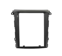 yhyttr Panel de reproductor for coche compatible con Subaru XV Forester 2019 2 DIN 97 pulgadas marco de ajuste navegaci╪ DVD panel del salpicadero de la radio del coche