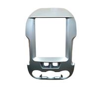 yhyttr Panel Estéreo For Coche, Compatible Con Ford, Ranger F250 2010-2016, De Radio Vertical De 9,7" For Tablero. panel del salpicadero de la radio del coche(Only frame-silver)