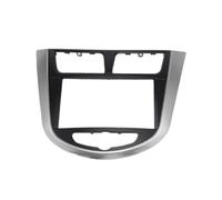 yhyttr Panel Estéreo For Coche Compatible Con Hyundai I-25 I25 2DIN DVD Accent Solaris Verna Kit De Marco Radio panel del salpicadero de la radio del coche