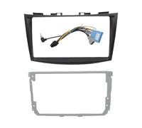 yhyttr Panel Estéreo For Coche, Compatible Con Suzuki, Swift 2010-2017 Radio De 9 Pulgadas 2 DIN Android GPS Reproductor MP5 panel del salpicadero de la radio del coche(Frame AN cord)