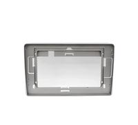yhyttr Panel Estéreo For Coche Compatible Con Toyota Hiace 2012-2018 Radio 2DIN De 101 Pulgadas Fascia, Reproductor MP5 Android panel del salpicadero de la radio del coche(Only Frame)