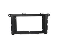 yhyttr Panel Estéreo For Coche Compatible Con Toyota Sienna 2011 Radio 2 DIN De 9 Pulgadas GPS MP5 Marco Tablero Principal panel del salpicadero de la radio del coche(Black Frame)