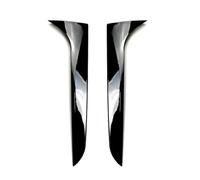 yhyttr Par de alerones laterales for ventana trasera, Compatible for A4 B8 Allroad Avant 2009-2016, cubierta izquierda y derecha. Tira decorativa del alerón lateral de la ventana trasera