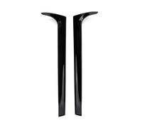 yhyttr Par de alerones laterales for ventana trasera, Compatible for VW, Compatible for Polo MK6 2018+, parte trasera del coche Tira decorativa del alerón lateral de la ventana trasera