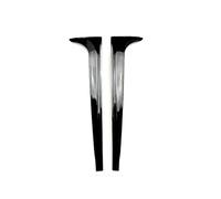 yhyttr Par de alerones laterales for ventana trasera de coche, Compatible for VW, Polo MK6 2018-2020 Tira decorativa del alerón lateral de la ventana trasera
