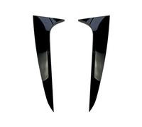 yhyttr Par de alerones laterales for ventana trasera de coche, compatibles con X4 G02 2019-2023, accesorios divisores izquierdo y derecho. Tira decorativa del alerón lateral de la ventana t