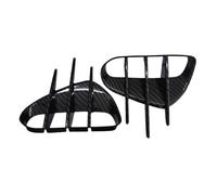 yhyttr Par rejillas ventilación parachoques delantero, Compatible for KIA, Stinger 2017-2024 rejilla de luz antiniebla de la fascia delantera(Carbon Fiber Look)