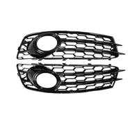 yhyttr Parrilla de parachoques delantero antiniebla for A3 8P SLine 2009-2012, malla panal, cubierta parrilla carreras rejilla de luz antiniebla de la fascia delantera