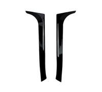 yhyttr Pegatinas divisoras de alerón lateral de ventana trasera, Compatible for Golf, 6 Golf MK6, cubierta embellecedora negra brillante for techo Tira decorativa del alerón lateral de la ventana t