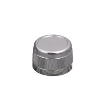 yhyttr Perilla de aire acondicionado for BMW Serie 3 E90 E91 325li 2009-2012 Tapa del anillo de la perilla del aire acondicionado del vehículo(Type B Silver 1PC)