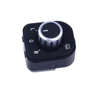 yhyttr Perilla de ajuste del espejo lateral, Compatible for Jetta MK5, Golf MK5, MK6, Rabbit Eos, Passat B6 3C, Tiguan. Interruptor de perilla de ajuste del espejo del ve