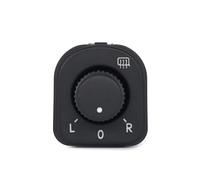 yhyttr Perilla de ajuste del interruptor de control del espejo, Compatible for VW, Compatible for Jetta MK5 Golf 6 Tiguan Passat Interruptor de perilla de ajuste del espejo del ve