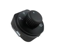 yhyttr Perilla de ajuste del interruptor del espejo lateral, Compatible for Skoda, Octavia MK2 Interruptor de perilla de ajuste del espejo del vehículo