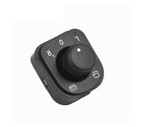 yhyttr Perilla de ajuste del interruptor del espejo retrovisor, Compatible for Volkswagen, Jetta, Golf Mk5, Mk6, Tiguan CC, Passat B6, B7. Interruptor de perilla de ajuste del espejo del ve