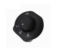 yhyttr Perilla de ajuste lateral del retrovisor, Compatible for Skoda, Fabia Roomster 2006-2015 Interruptor de perilla de ajuste del espejo del ve