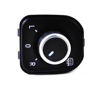 yhyttr Perilla de control del espejo retrovisor, Compatible for VW, GOLF, JETTA, RABBIT, TIGUAN, CC, EOS. Interruptor de perilla de ajuste del espejo del vehículo(10 Pcs no folding)