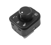 yhyttr Perilla reguladora del interruptor de control de vista del espejo, Compatible for VW, Compatible for Jetta MK5 Golf 6 Tiguan Passat Interruptor de perilla de ajuste del espejo del vehículo