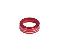 yhyttr Perilla selectora de modo de conducción for Chevrolet, Corvette C7 2014-2019 Tapa del anillo de la perilla del aire acondiciona(Red)