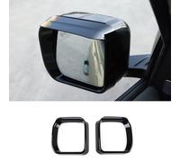YHZCFWSF 2 Piezas de Lluvia para Espejo Retrovisor Coche para Land Rover New Defender 90 110/130 2020-2024 Protector de Lluvia Accesorio para Espejos Laterales CocheTuning Accesorios,Bright Black