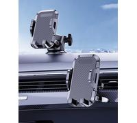 YHZCFWSF Soporte Móvil Coche para Audi A7 2011-2025 Salpicadero Soporte Smartphone con Ventosa Giratoria 360° Uso con Una Mano Interior Accesorios,2-in-1