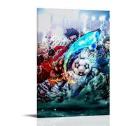 YHZCSCDXY Blue Lock - Póster de anime clásico de sangre caliente para pared, pintura decorativa para dormitorio, 60 x 90 cm, estilo marco