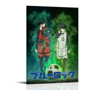 YHZCSCDXY Blue Lock - Póster de anime clásico de sangre caliente para pared, pintura decorativa para dormitorio, 30 x 45 cm, estilo marco